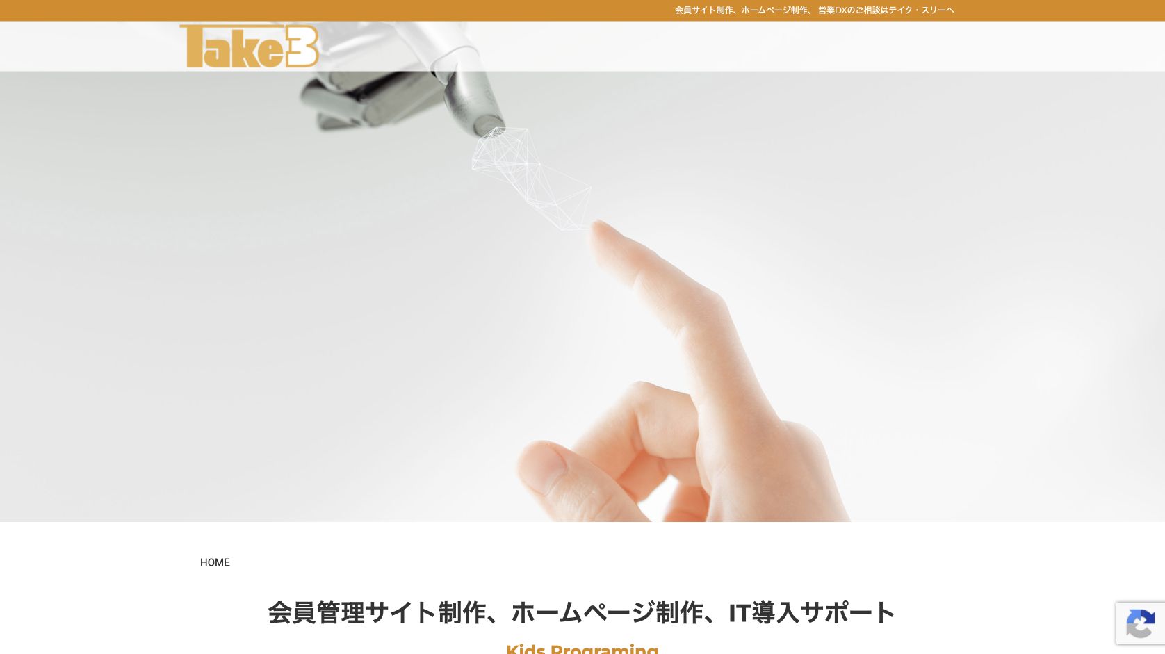 株式会社テイク・スリーの公式サイト